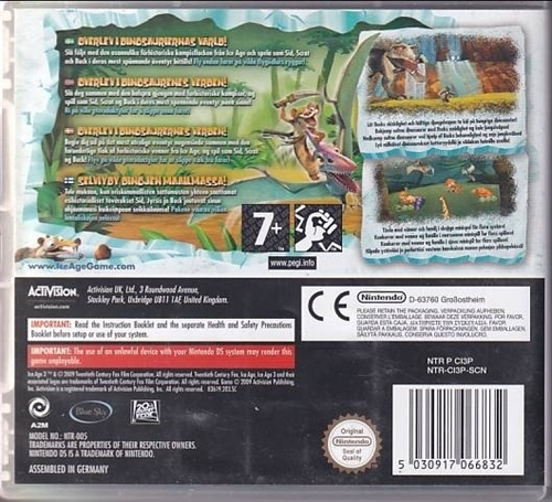 Ice Age 3 Dawn of the Dinosaurs - Nintendo DS (B Grade) (Genbrug)